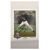 Autographed Team Issued Photo Joe Mays Minnesota Twins
