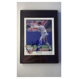 Autographed Team Issued Photo Kent Hrbek With Frame Minnesota Twins