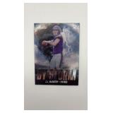 2024 Absolute By Storm Insert Card J.J. McCarthy Rookie Card Minnesota Vikings