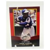 2011 Topps Triple Threads Hank Aaron 0768/1500 Baseball Card Hall of Famer