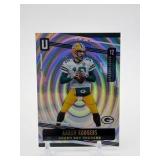2019 Panini Unparalleled Aaron Rodgers Serial #’d 007/129 Green Bay Packers
