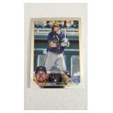 2023 Topps Chrome Bruce Turang Rookie Card Milwaukee Brewers
