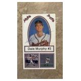 Dale Murphy Autographed Atlanta Braves Team Issue PhotoCard