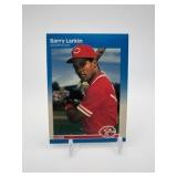 1987 Fleer Barry Larkin Rookie Card Cincinnati Reds