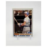 1982 Topps Robin Yount Milwaukee Brewers