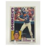 1984 Topps Ryne Sandberg Chicago Cubs Card