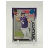 2024 Donruss JJ McCarthy Rated Rookie Minnesota Vikings