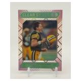 2020 Panini Illusions Brett Favre Clear Shots Inseet Card Greem Bay Packers