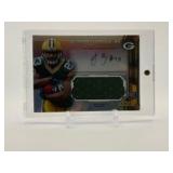 2013 Topps Finest Jonathan Franklin Rookie Autograph Jersey Card Green Bay Packers