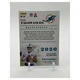 2020 Panini Chronicles - Tua Tagovailoa #60 Rookie Card Miami Dolphins