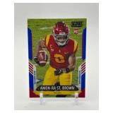 2021 Score - Rookies Amon Ra St. Brown #330 Red Version Rookie Card NFL