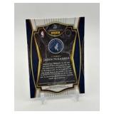 2020-21 Panini Select - Premier Level Jaden McDaniels #197 Blue Rookie Card Minnesota Timberwolves