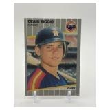 1989 Fleer - Craig Biggio #353 Rookie Card MLB Hall of Famer Houston Astros Legend