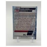 2021 Topps Opening Day Outstanding Opening Day Hank Aaron 1974-Style Insert