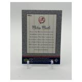 2001 Upper Deck - Pinstripe Exclusives Mickey Mantle Mickey Mantle New York Yankees