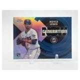 2022 Topps Chrome Update Series - Generation Now Chrome Royce Lewis Rookie Card Minnesota Twins