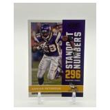 2017 Score - Standout Numbers Adrian Peterson #15 Minnesota Vikings