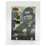2006 Flair Showcase - Sideline Pass Brad Johnson #’d 414/999 Minnesota Vikings NFL