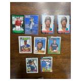 Baseball Card Rookie Card Lot, 10-Cards all Rookies, Justin Upton, AJ Burnett, Roberto Alomar, Manny Ramirez, Gary Sheffield, Jim Abbot, Mark Grace