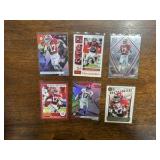 Jaylen Waddle Rookie Card Lot, Six Rookie Cards, All Different, Miami Dolphins