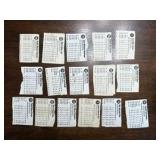 Vintage Hostess Baseball Card Lot, 16 Cards, Including MLB Hall of Famers