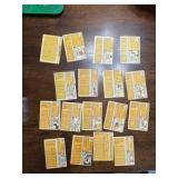 1963 Topps Baseball Cards, Lower Grade, 16 Cards Total