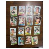 1965 Topps Baseball Card Lot, 16 Cards, Lower Grade