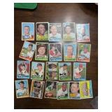 1965 Topps Baseball Card Lot, 21 Cards, Lower Grade
