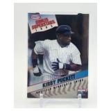 1995 Kraft Singles Superstars Kirby Puckett Food Issued Insert Card