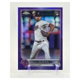 2022 Topps Chrome Update Series - Jhoan Duran #USC34 Purple Refractor Rookie Card