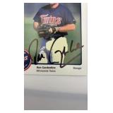 Autographed Team Issued Photo Ron Gardenhire Minnesota Twins