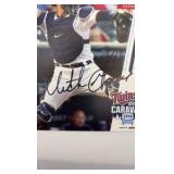Autographed Team Issued Photo Mitch Garver Minnesota Twins