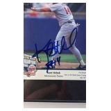 Autographed Team Issued Photo Kent Hrbek With Frame Minnesota Twins