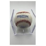 Bob Feller Autographed Baseball, 1969 Hall of Fame Inscription, MLB Hall of Fame