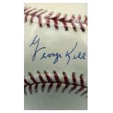 George Kell Autographed Baseball MLB Hall of Famer