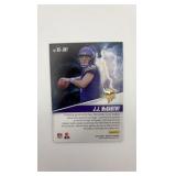 2024 Absolute By Storm Insert Card J.J. McCarthy Rookie Card Minnesota Vikings