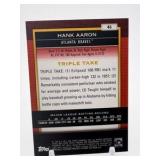 2011 Topps Triple Threads Hank Aaron 0768/1500 Baseball Card Hall of Famer
