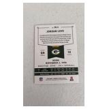 2020 Panini Jordan Love Rookie Card Green Bay Packers