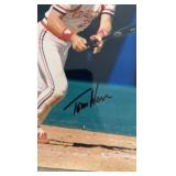 Tolm Herr Autographed 8x10 Baseball Picture
