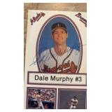 Dale Murphy Autographed Atlanta Braves Team Issue PhotoCard