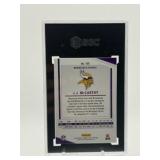 2024 Panini Elite JJ McCarthy Rookie SGC Graded 9.5 MINT Green Disco Parallel