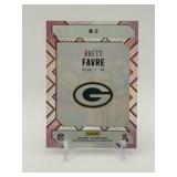 2020 Panini Illusions Brett Favre Clear Shots Inseet Card Greem Bay Packers