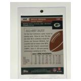 2008 Topps Stadium Club Brian Brown Rookie Autograph Card Green Bay Packers