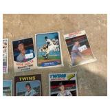 Dave Goltz Minnesota Twins Vintage Baseball Card Lot