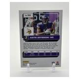 2022 Donruss Press Proof Yellow Parallel Justin Jefferson Minnesota Vikings Card