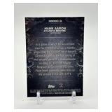 2016 Topps Chrome 3000 Hits Club Hank Aaron Milwaukee Braves Legend Hall of Fame