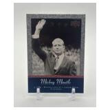 2001 Upper Deck - Pinstripe Exclusives Mickey Mantle Mickey Mantle New York Yankees