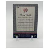 2001 Upper Deck - Pinstripe Exclusives Mickey Mantle Mickey Mantle New York Yankees