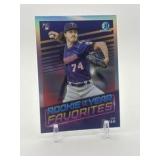 2022 Bowman - Rookie of the Year Favorites Joe Ryan Rookie Card Minnesota Twins