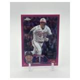 2023 Topps Chrome Update Series - Kyle Farmer Pink Refractor Minnesota Twins